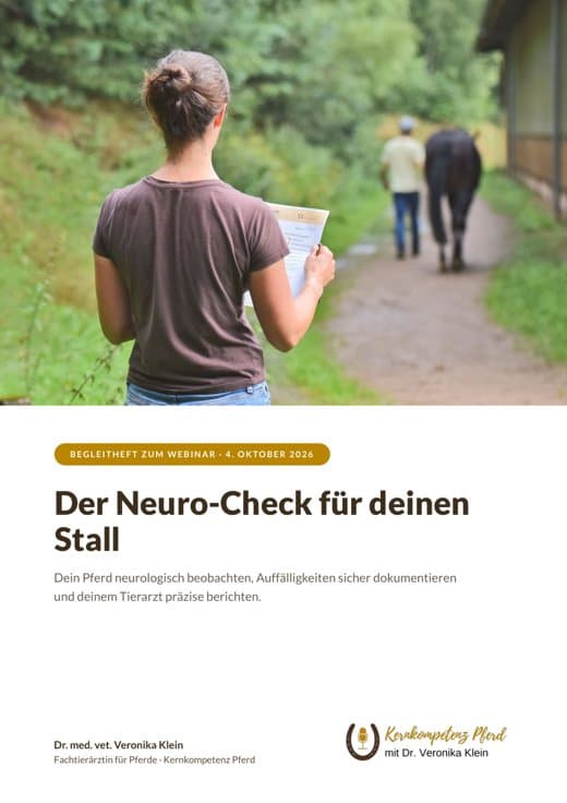 Titelseite des Begleithefts Der Neuro-Check für deinen Stall