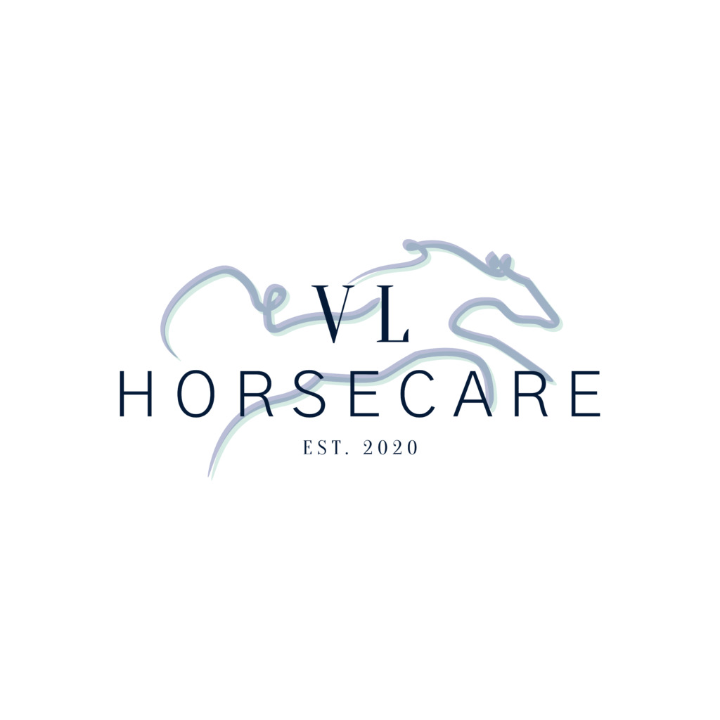 Logo von VL Horsecare, der früheren Marke von Tierärztin Alexa von Lützau